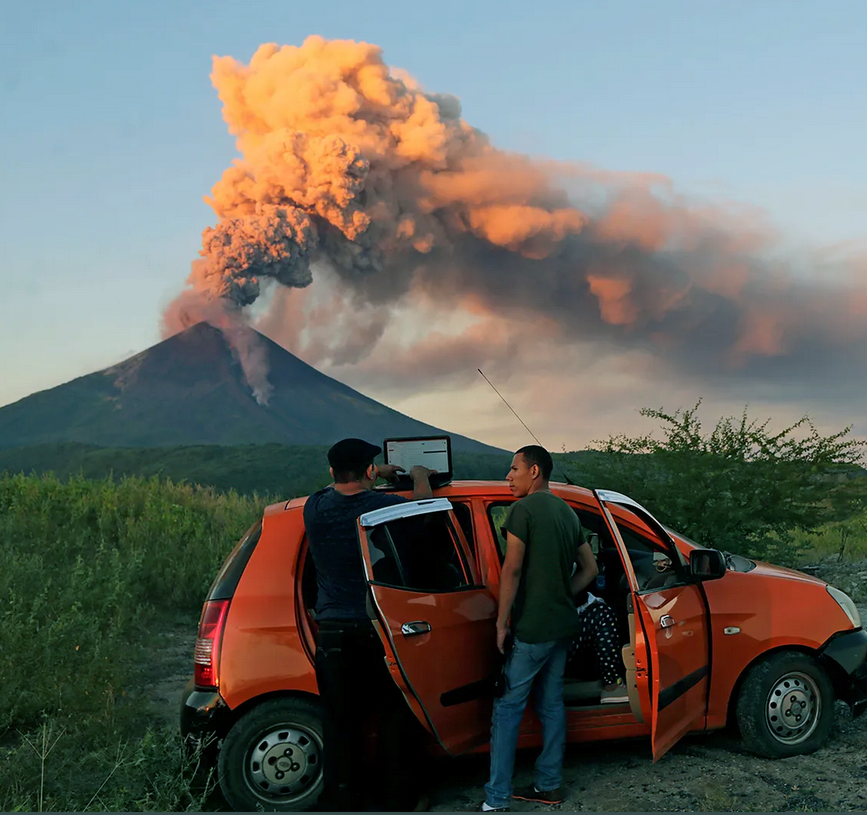 Los volcanes de Nicaragua han estado de mal humor este año