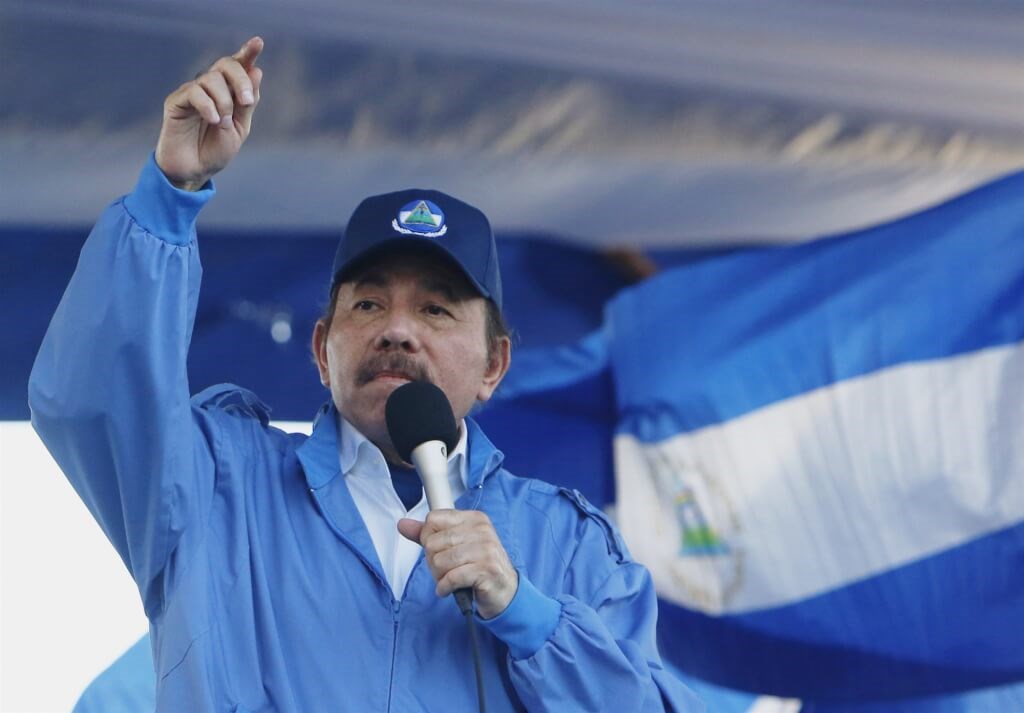 Nicaraguan President Daniel Ortega. AP photo dated on Sept. 5, 2018