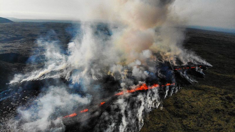 Islandia: volcán entra en erupción en Litli-Hrútur tras semanas de terremotos