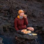 Mire: Mujer disfruta pizza cocinada en un volcán activo en Guatemala - Noticias
