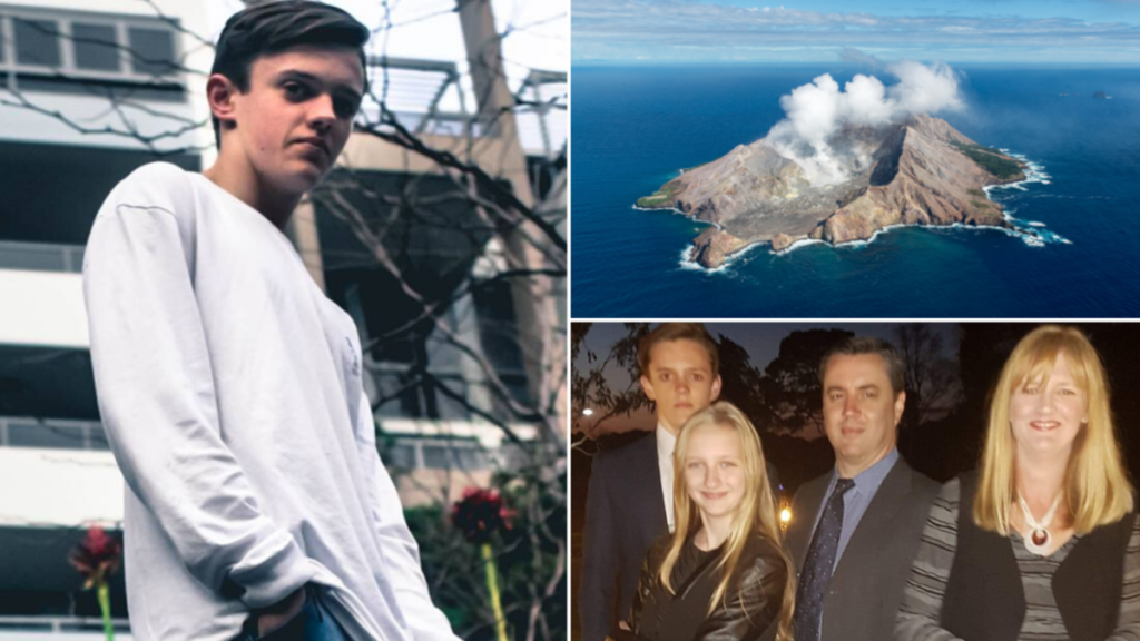 Sobreviviente del volcán Jesse Langford 'todavía molesto' por dejar a los padres Anthony y Kristine Langford durante el desastre de White Island