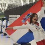 Miss Croacia viene a El Salvador para Miss Universo 2023.