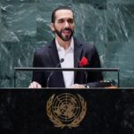 El líder de El Salvador, criticado internacionalmente por su represión contra las pandillas, dice a la ONU que era lo correcto