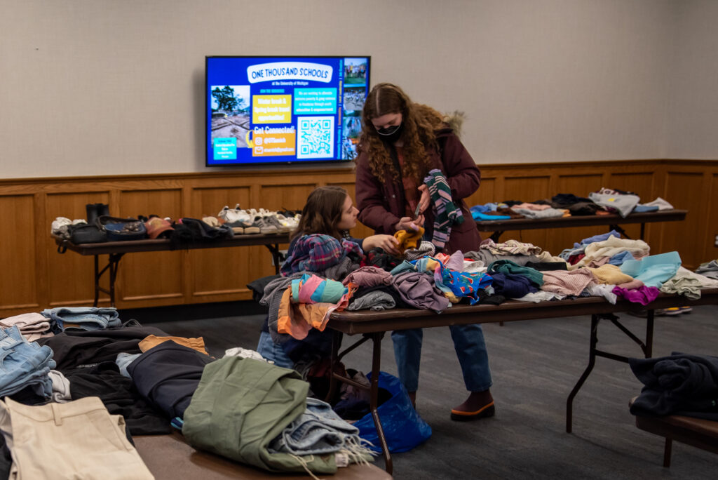 UMich OTS organiza Thrift SHHop para recaudar fondos para la educación en Honduras
