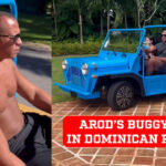 MLB News: Alex Rodríguez sorprende a locales en República Dominicana conduciendo un viejo buggy