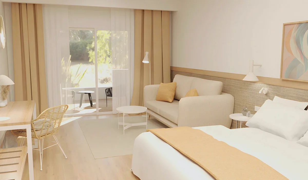 en una habitación de lujo en un resort en República Dominicana