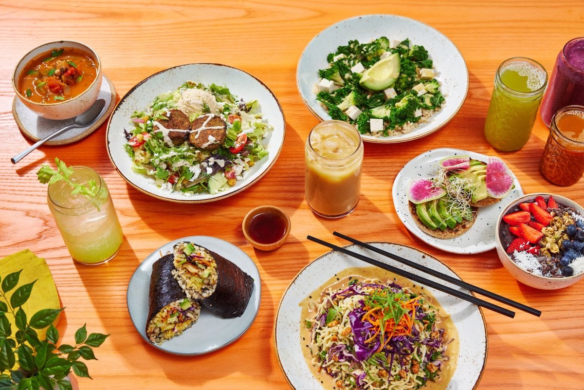 Comida de Life Alive Organic Café