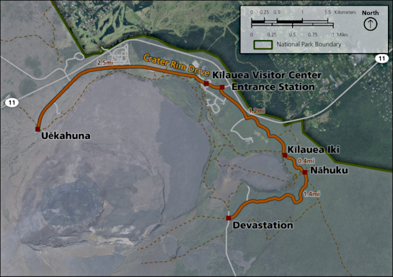 El Parque Nacional de los Volcanes de Hawái ha ampliado el período de comentarios para el plan de la cumbre