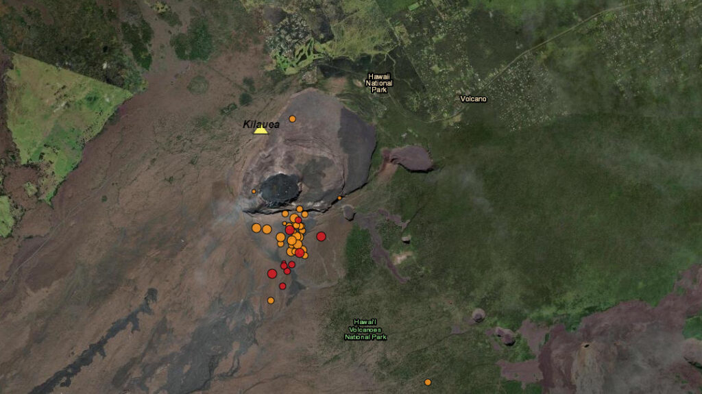 Los terremotos aumentan en la región de la caldera