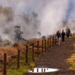 en 2023  Más de 1,6 millones de personas han visitado el Parque Nacional de los Volcanes de Hawaii.  Gente: Isla Grande Ahora