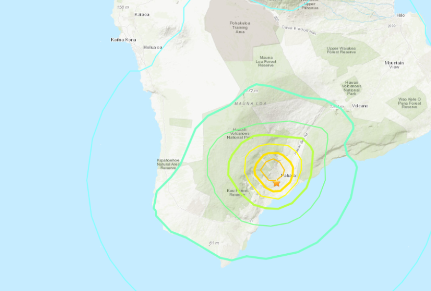 Un terremoto de magnitud 5,7 sacudió el estado de Hawaii