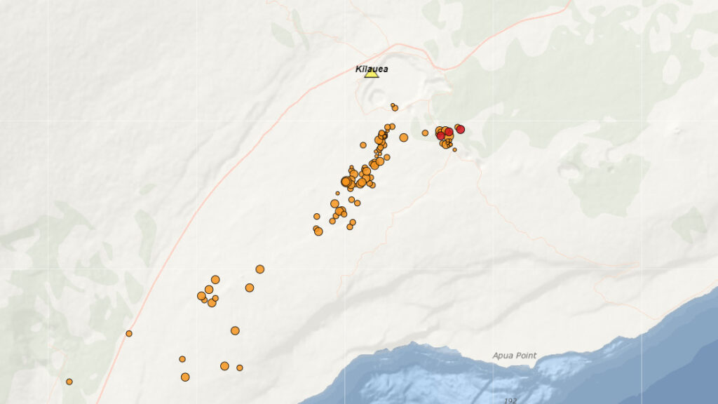 Actualización de la actividad del volcán Kilauea miércoles 22 de noviembre