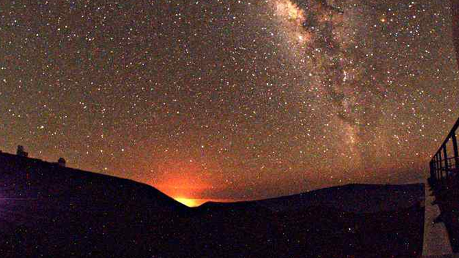 Esta foto muestra la erupción de 2024 del volcán Kilauea de Hawái.  el lunes 3 de junio.