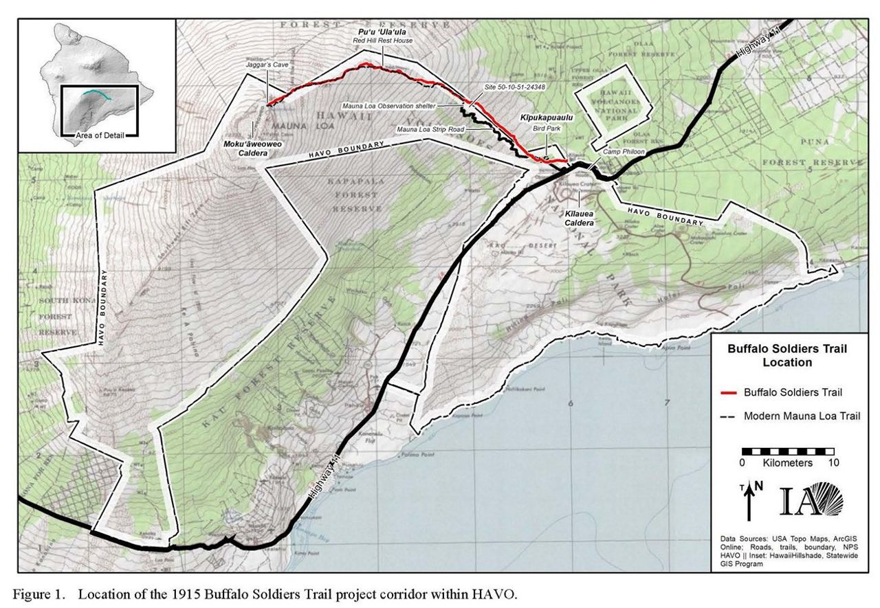 (Mapa cortesía del Servicio de Parques Nacionales)