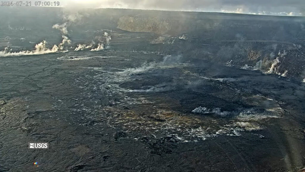 Actualización del volcán Kilauea para el domingo 21 de julio