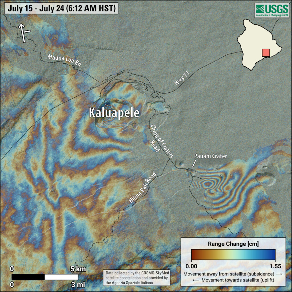 Actualización del volcán Kilauea jueves 25 de julio