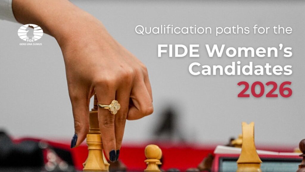 Se completará en 2026 Rutas de clasificación para el torneo de candidatos femenino de la FIDE