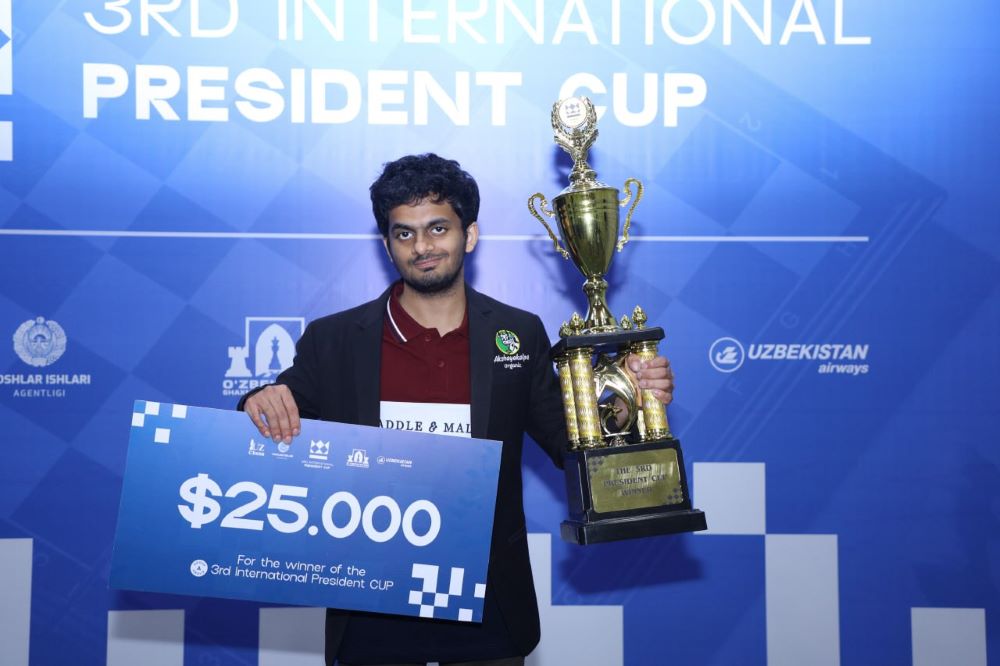 Nihal Sarin gana la Copa del Presidente con un sensacional 2809 TPR