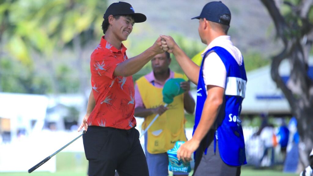 Chan Kim de Hawaii aterriza en el Sony Open