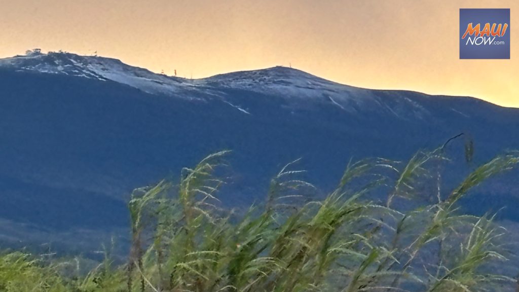 ¡Nieve en Haleakala en Maui! : Maui ahora