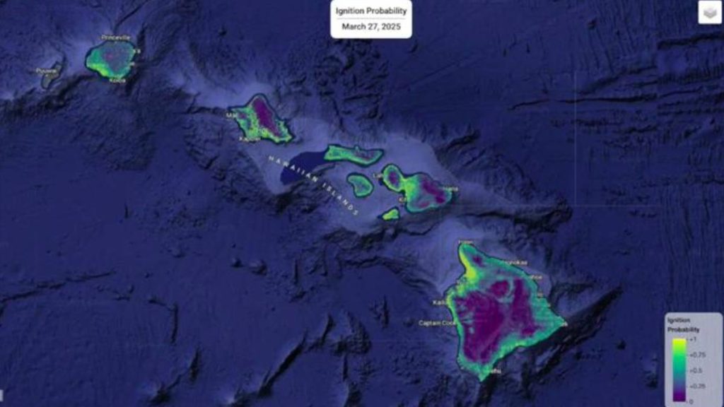 Los investigadores de la Universidad de Hawai crean mapas para anticipar mejor el riesgo de incendio: Kauai ahora