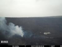 Kilauea estalla de nuevo, Tephra entra en la autopista Mamalahoa Local