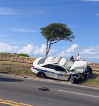 Nanakuli múltiples autos termina con numerosas lesiones locales