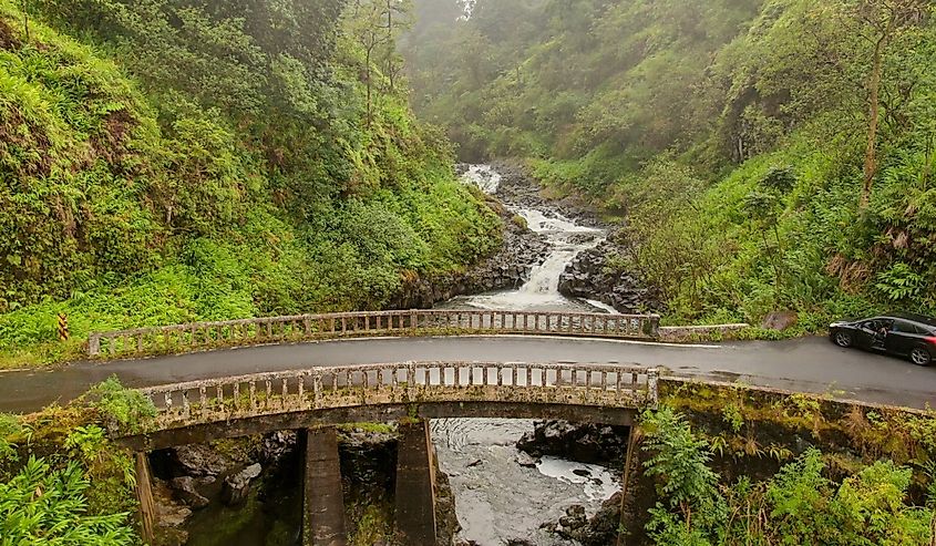 Cascada camino a Hana, Maui
