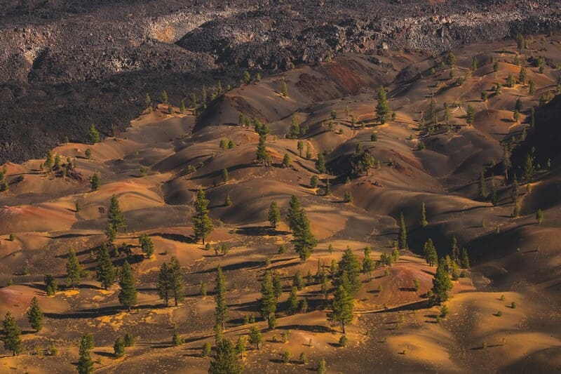 Dunes pintadas en el Parque Nacional Lassen