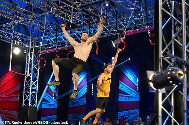 El curso anterior de Ninja Warrior se usó en una de las pruebas de disciplina iniciales