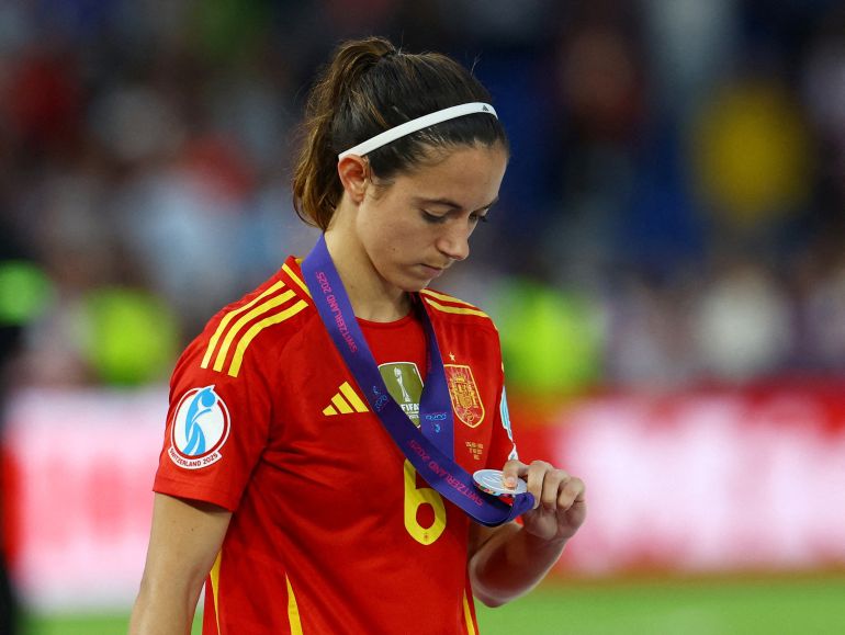 La española Aitana Bonmati parece ser rechazada después de la final de la Eurocopa de la Mujer 2025