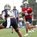 ¿Quién tiene una ventaja de QB1 entre los Saints Spencer Rattler, Tyler Shougho y Jake Haner? «Fui el mejor jugador en el campo», dice uno de ellos