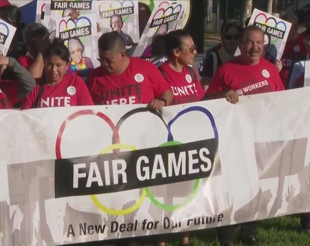Los activistas de Los Ángeles requieren un salario más alto que 2028. Actitud de los Juegos Olímpicos de Verano