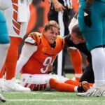 Efecto de trauma de Joe Burrow, alfombra de Colts de Daniel Jones