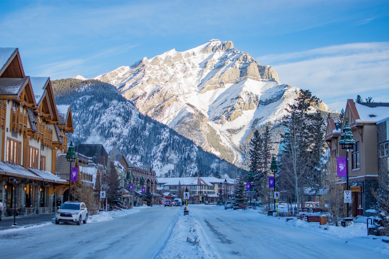 Sunshine Village es una de las tres estaciones de esquí en el Parque Nacional Banf