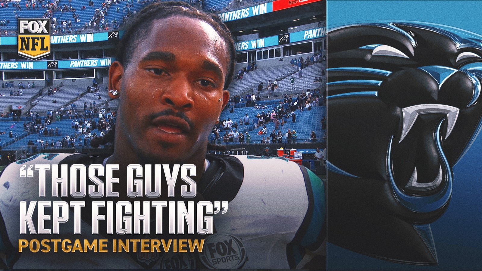 Panthers de Rico Dowdle después de la victoria de regreso sobre los Dolphins: 
