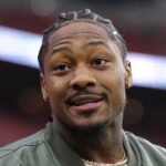 Stephon Diggs tiempo de carrera antes del partido contra Buffalo Bills