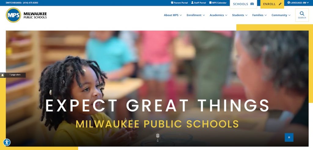 El sitio web de MPS presenta una nueva cara a la comunidad »Urban Milwaukee