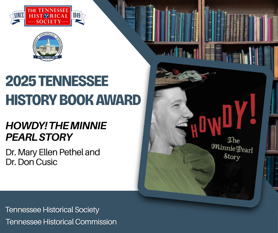 Publicado en 2025 Ganador del premio al libro de historia de Tennessee