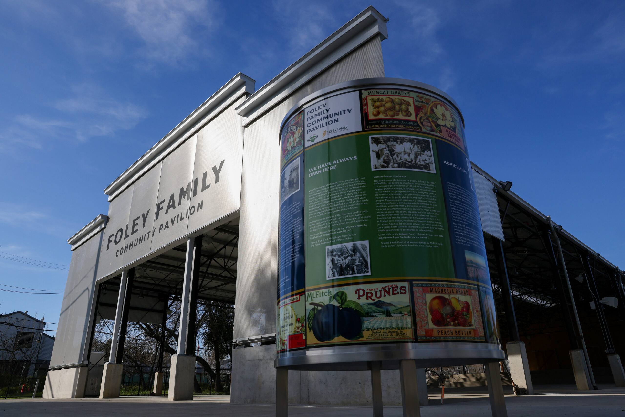 El Foley Family Community Pavilion, el nuevo hogar del Healdsburg Farmers Market