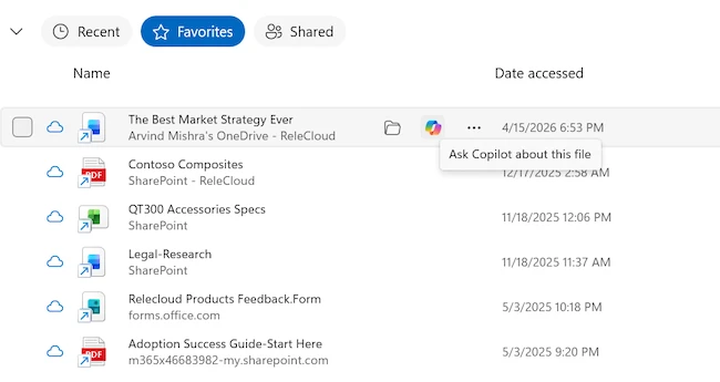Las actualizaciones de OneDrive se centran en la IA, el control de acceso y el cumplimiento