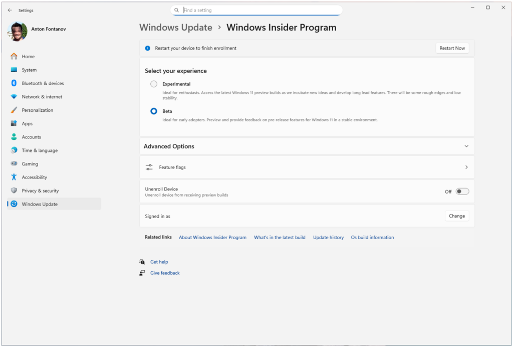 Mejorando la experiencia de Windows Insider