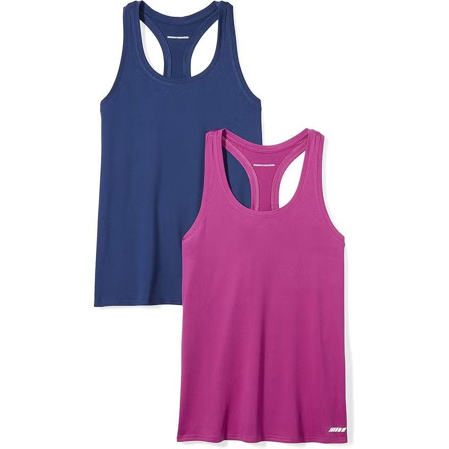 Camiseta sin mangas Tech Stretch con espalda cruzada