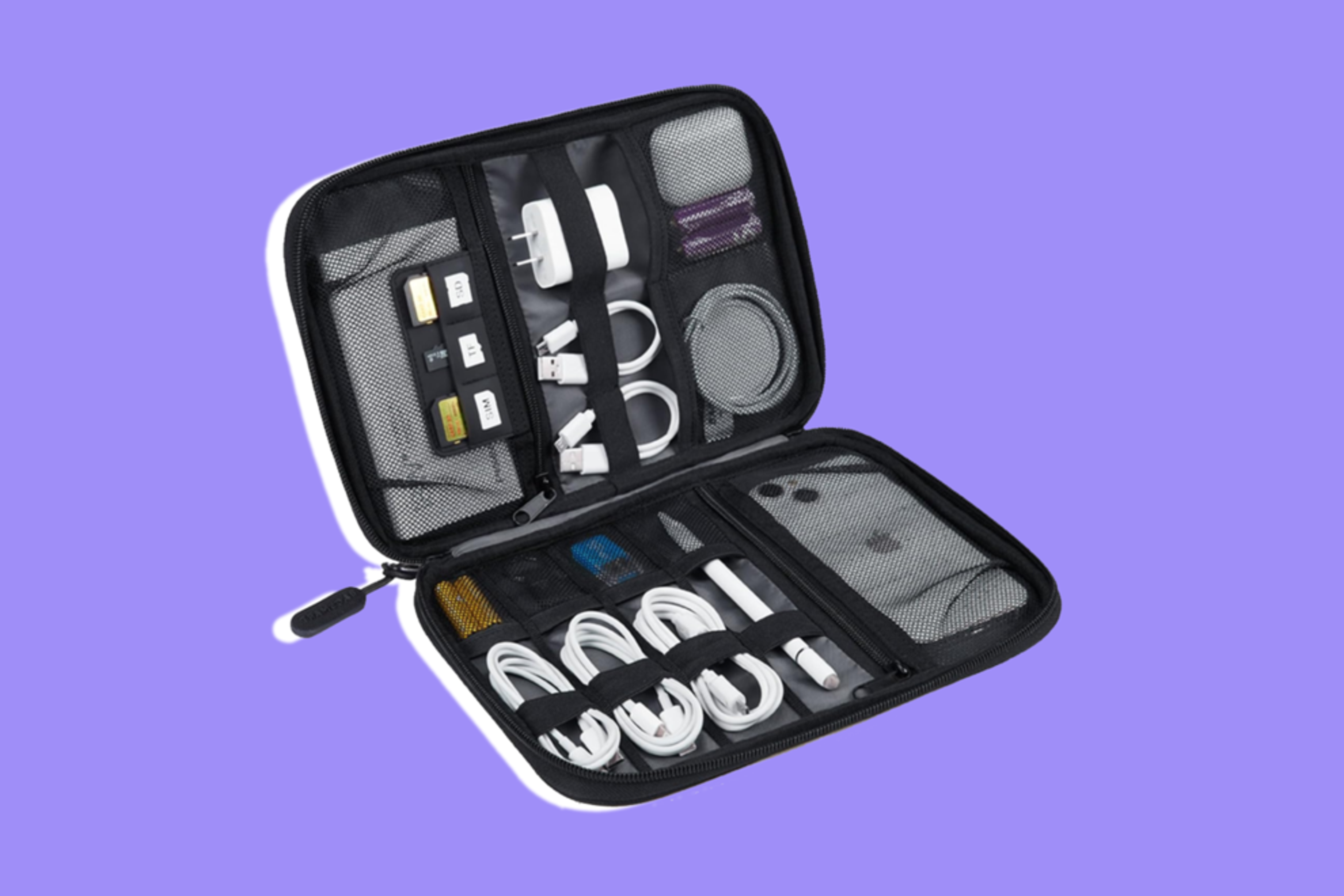 Estuche organizador de viaje electrónico grande Bagsmart
