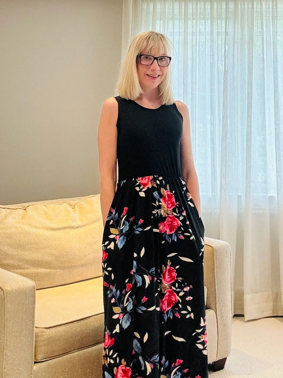 Estoy muy feliz de haber comprado este maxi fácil de usar (foto vía Sarah DiMuro).