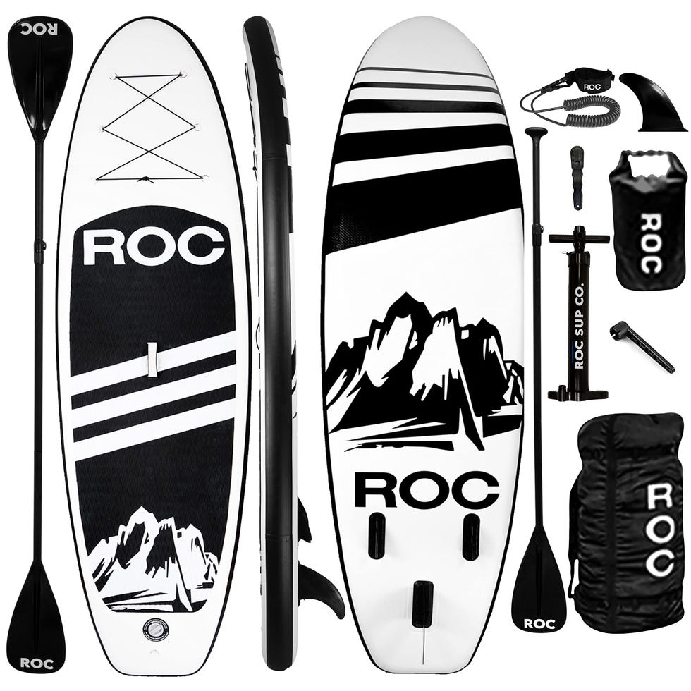 Juego de tablas de paddle surf hinchables.