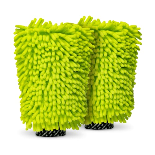 Guantes de lavandería de microfibra antirrayas, paquete de 2